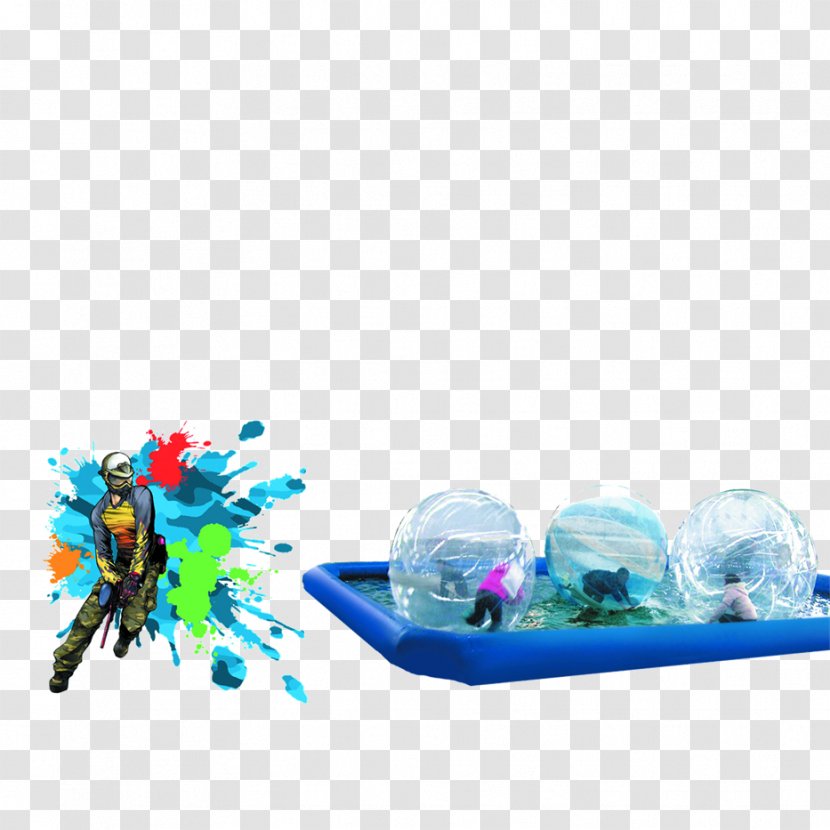 Water Ball Plastic Swimming Pool Game - Organism - Waterball Transparent PNG
