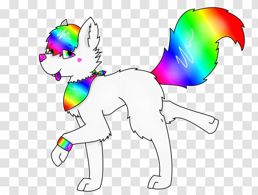 Cat Line Art Horse Mammal Clip - Heart Transparent PNG