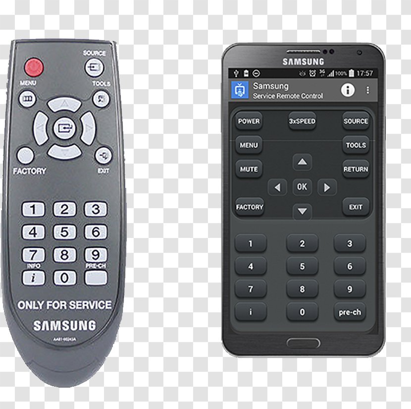 Remote Controls Smart TV Samsung Android - Technology - Tv Transparent PNG