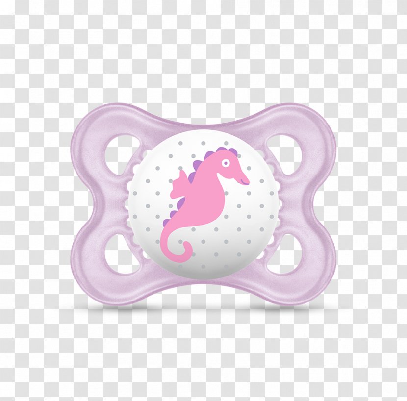Pacifier Teat Infant Mother Silicone - Frame - Seahorse Pink Transparent PNG