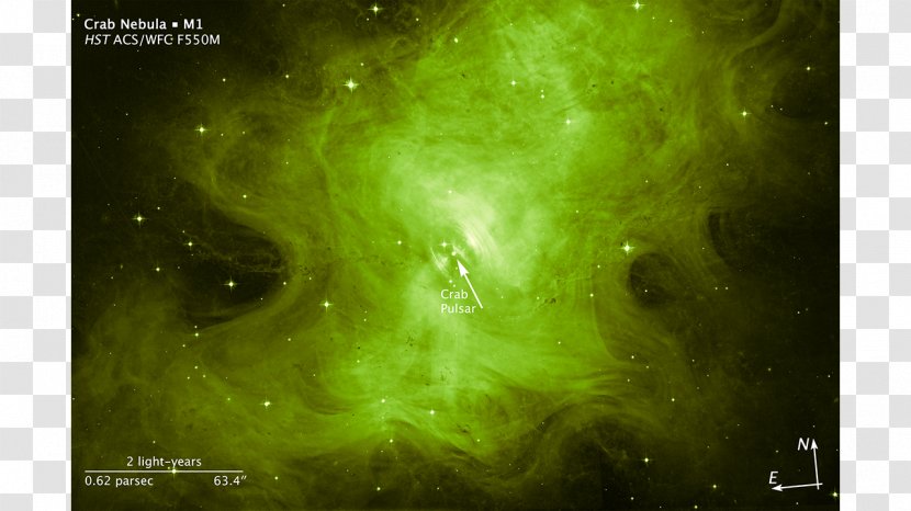 Crab Nebula Star Hubble Space Telescope Supernova - Universe - Sci-tech Transparent PNG