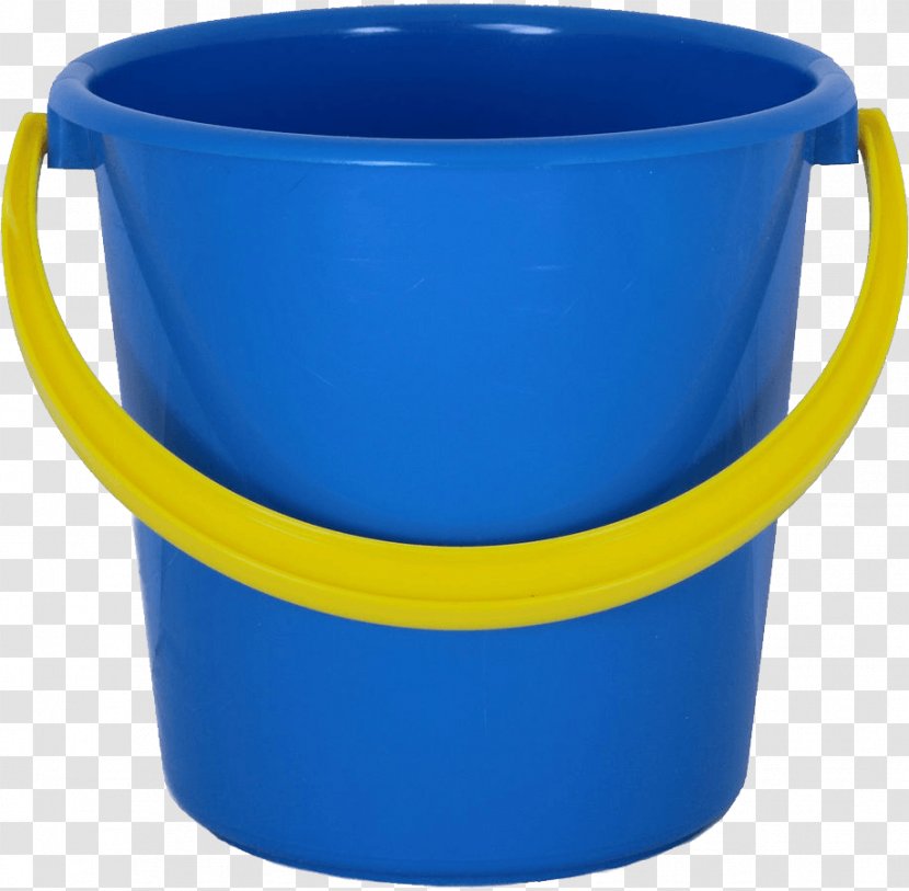 Bucket Plastic - Electric Blue - Image Transparent PNG