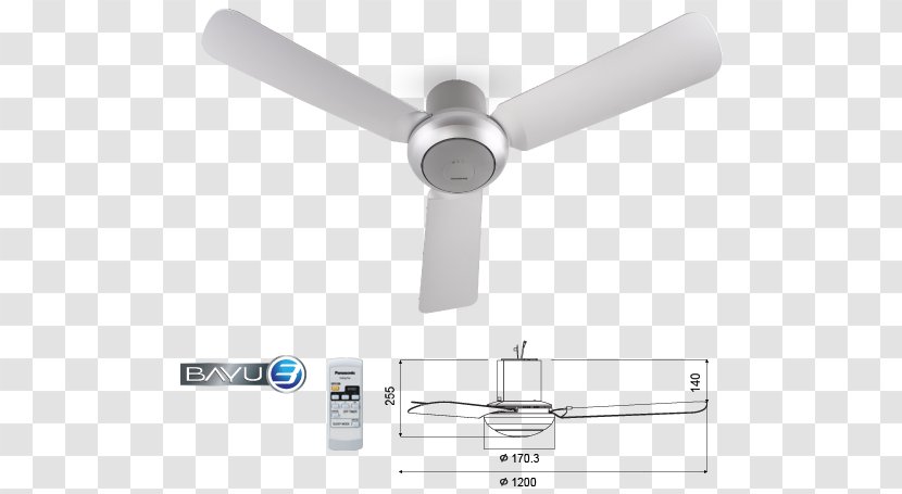 Ceiling Fans Panasonic Remote Controls - Table Fan Transparent PNG