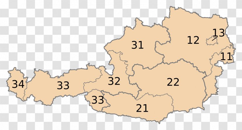 Oberpullendorf District NUTS 1 Statistical Regions Of England Nomenclature Territorial Units For Statistics Austria Wien-Umgebung - Nuts - Area Transparent PNG