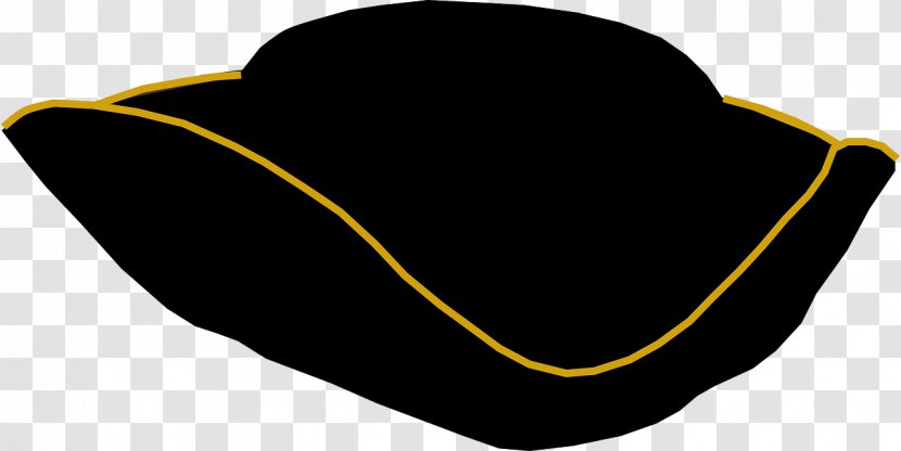 Hat Line Clip Art - Yellow Transparent PNG