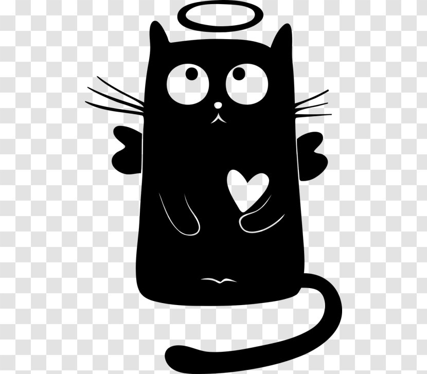 Cats Cartoon - Line Art Blackandwhite Transparent PNG