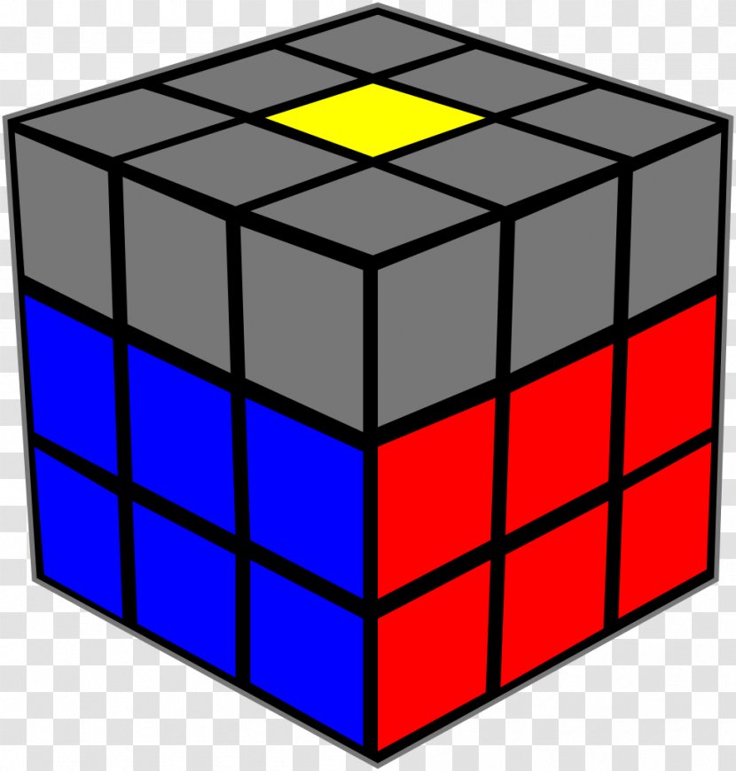 Rubik's Cube Three-dimensional Space Speedcubing Clip Art - Area Transparent PNG
