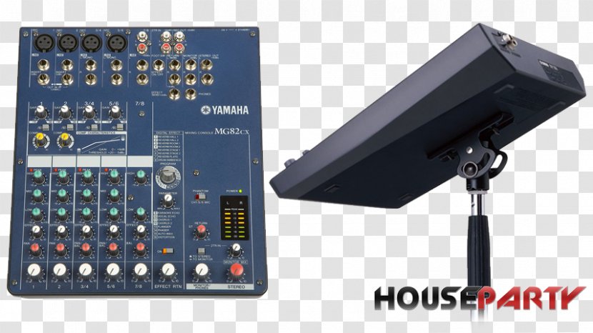 Audio Mixers Yamaha Corporation Microphone MGP32X MGP16X - Silhouette - Mixer Transparent PNG