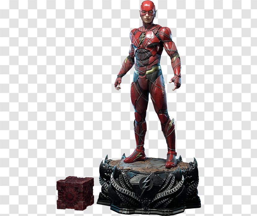 Justice League Heroes: The Flash Cyborg Superman Figurine - Silo Transparent PNG