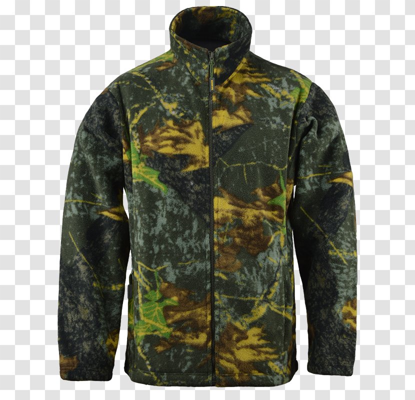 Jacket Polar Fleece Camouflage Transparent PNG