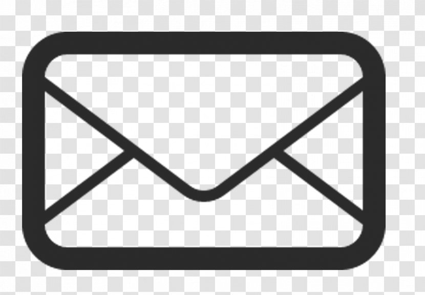 Mail Truck - Triangle - Black And White Transparent PNG