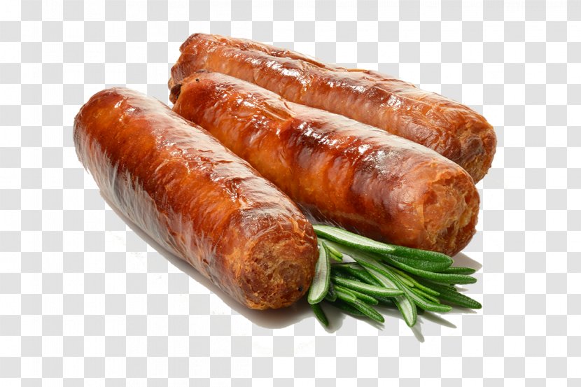 Thuringian Sausage Bratwurst Cervelat Bockwurst Knackwurst - Boudin Transparent PNG