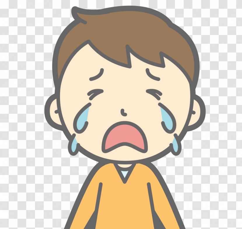 The Crying Boy Emoticon Clip Art - Male - Conjugal Transparent PNG