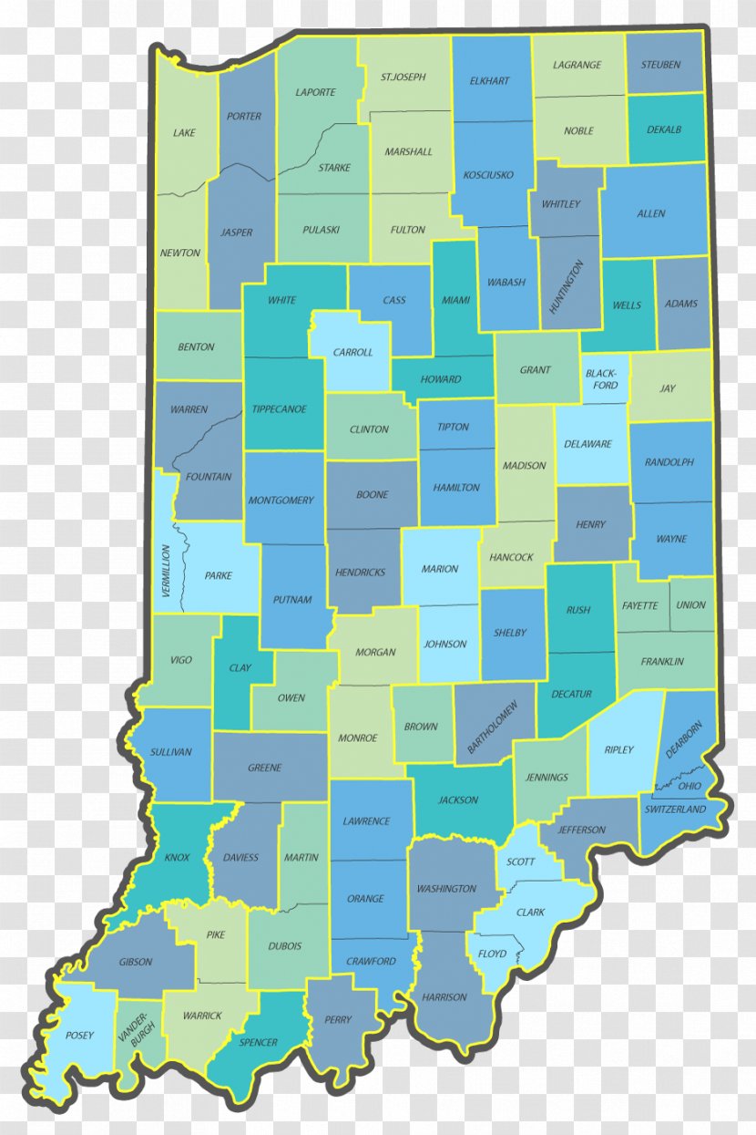 Map Indiana Department Of Transportation Surveyor Geographic Data And Information Aerial Survey - Building Transparent PNG