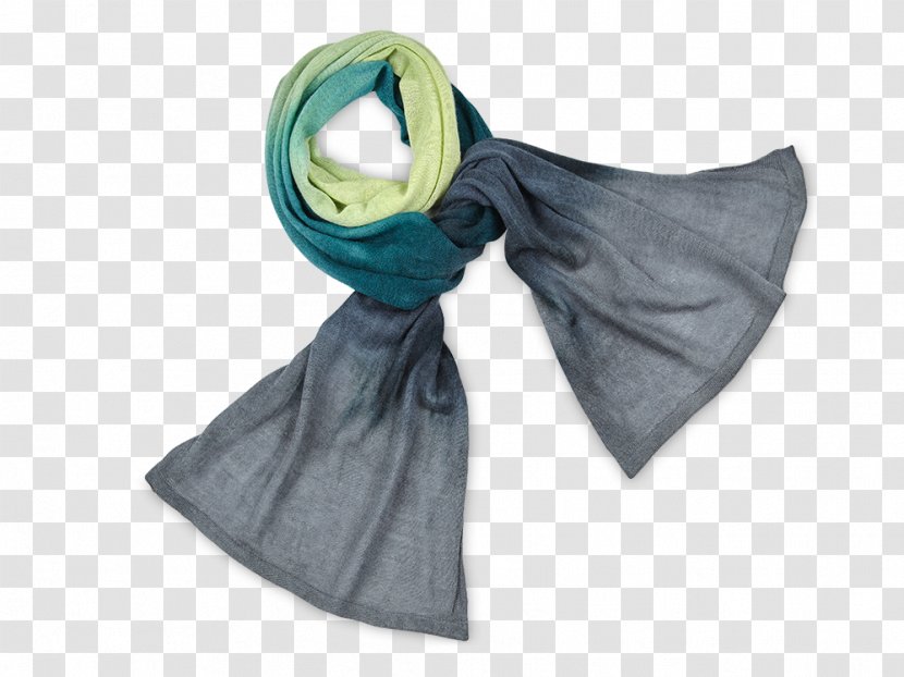 Scarf Stole Turquoise - Batik Transparent PNG