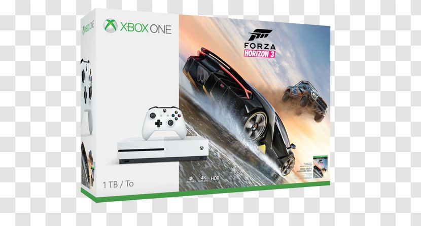 Forza Horizon 3 Gears Of War 4 Xbox One S Microsoft - Multimedia - Hot Wheels Race Off Transparent PNG