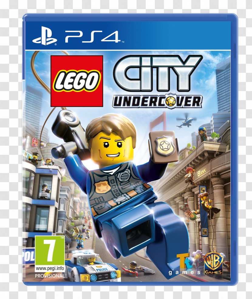 Lego City Undercover PlayStation 4 Video Game Toy Xbox One - Chase Mccain - The Movie Transparent PNG