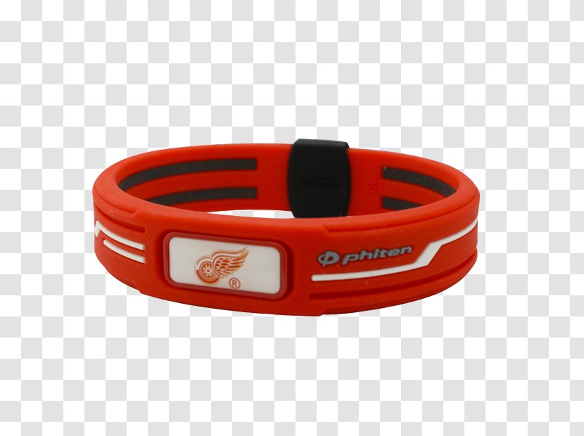 Wristband Belt Buckles - Red - Detroit Wings Transparent PNG