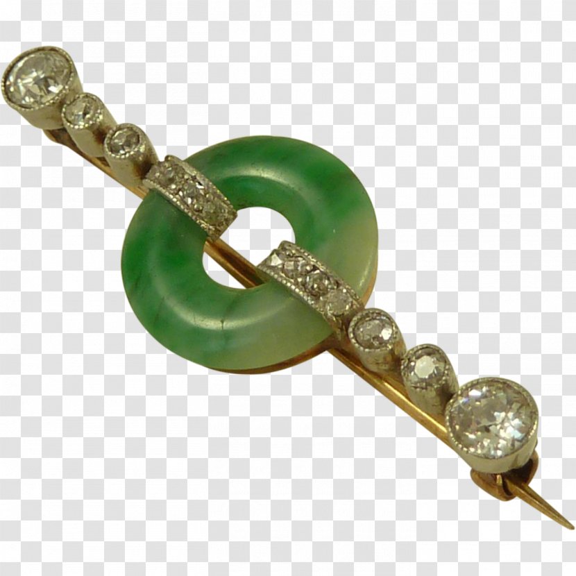 Jade Emerald Body Jewellery - Art Deco Transparent PNG