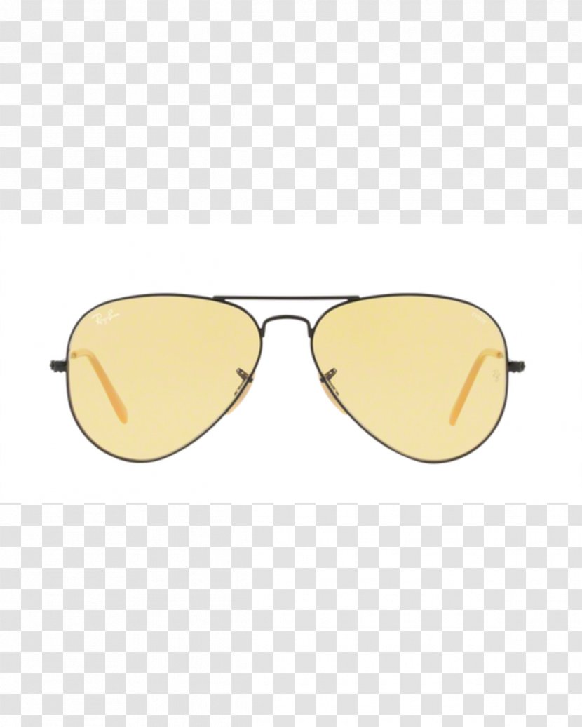Aviator Sunglasses Ray-Ban Classic - Rayban Large Metal Ii - Yellow Rays Transparent PNG