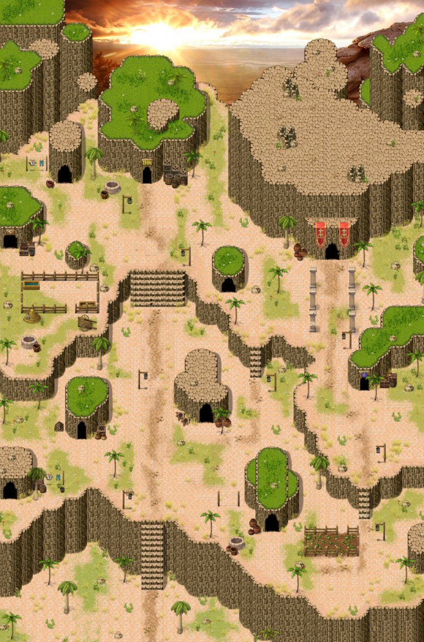 MonsterMMORPG RPG Maker Role-playing Game Desert - Map - Rpg Transparent PNG