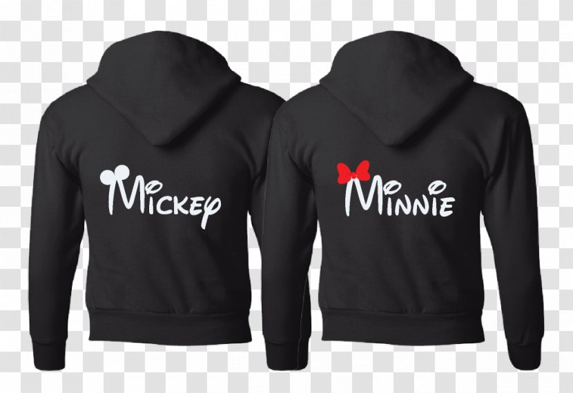 Hoodie T-shirt Minnie Mouse Mickey - Sweatshirt Transparent PNG
