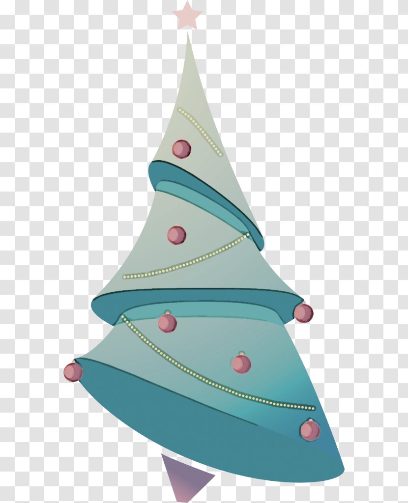 Christmas Tree - Cone - Party Hat Ornament Transparent PNG