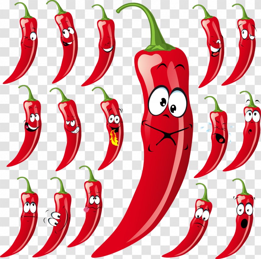 Mexican Cuisine Chili Con Carne Pepper Vegetable - Peperoncini Transparent PNG