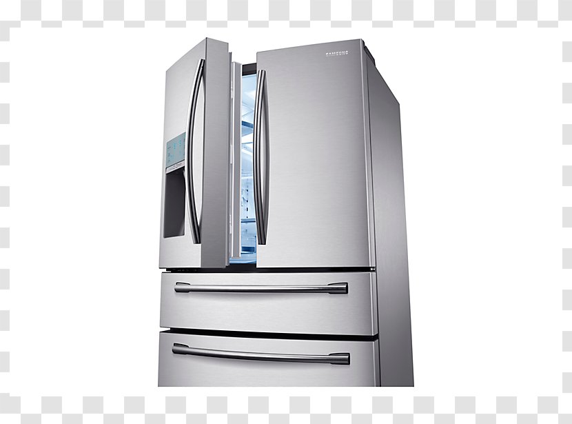 Auto-defrost Refrigerator Freezers Samsung RF28HMEDB - Srf679swls Transparent PNG