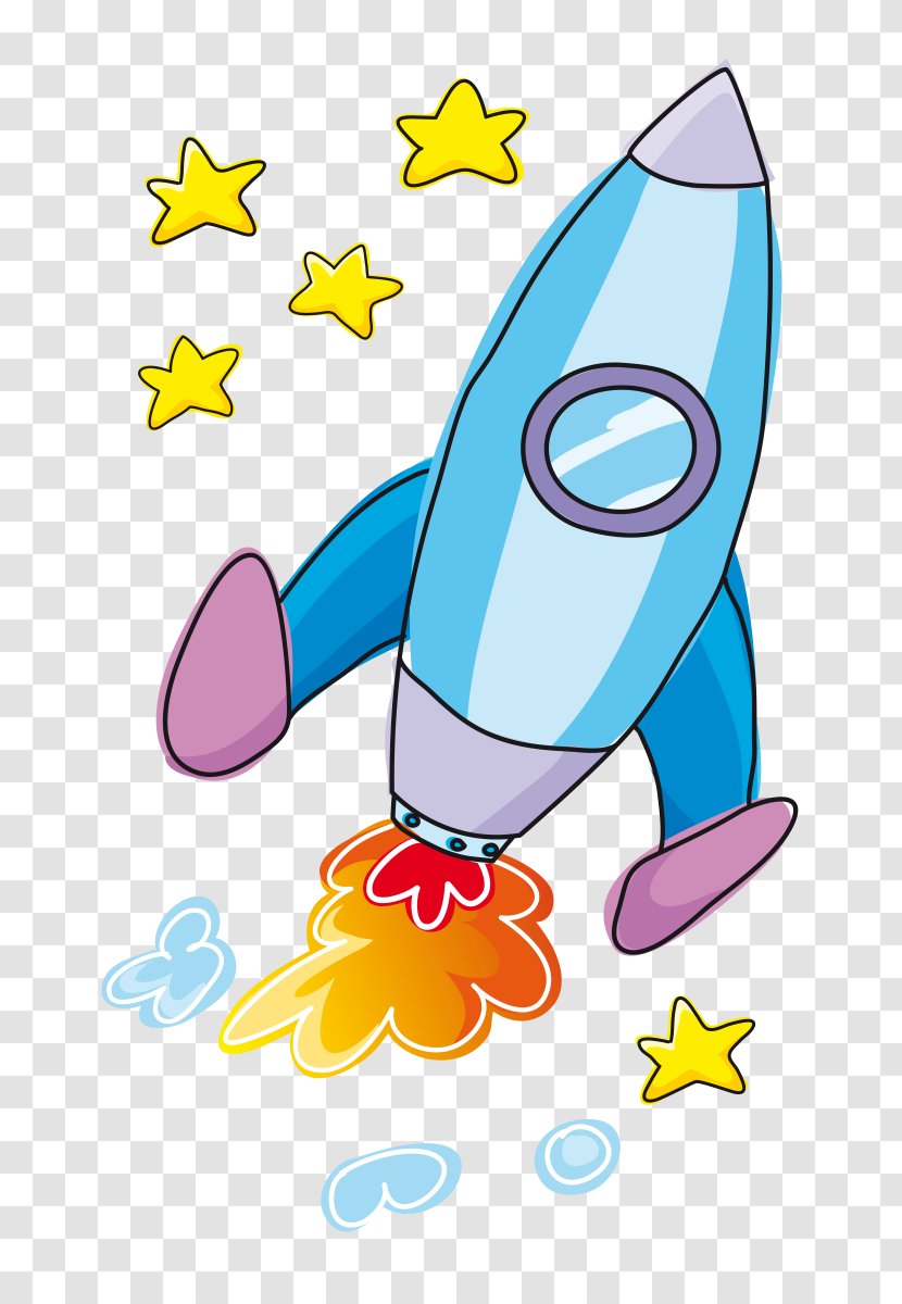 Rocket Sticker Child Mural Missile - Wing Transparent PNG