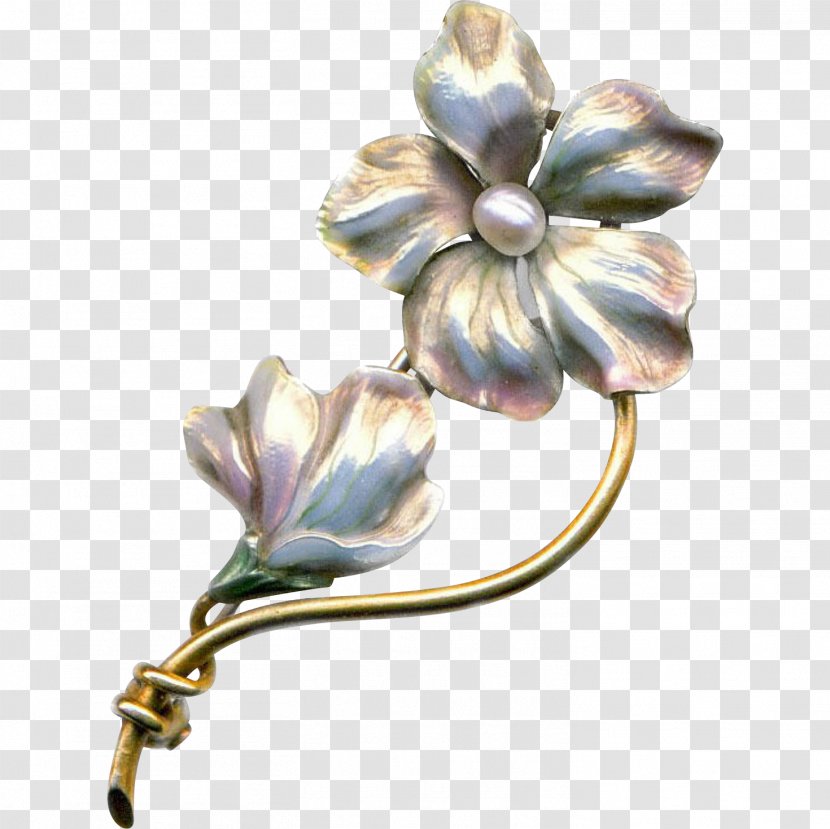 Jewellery Brooch Gold Carat Pin - Clothing Accessories - Flowers Transparent PNG