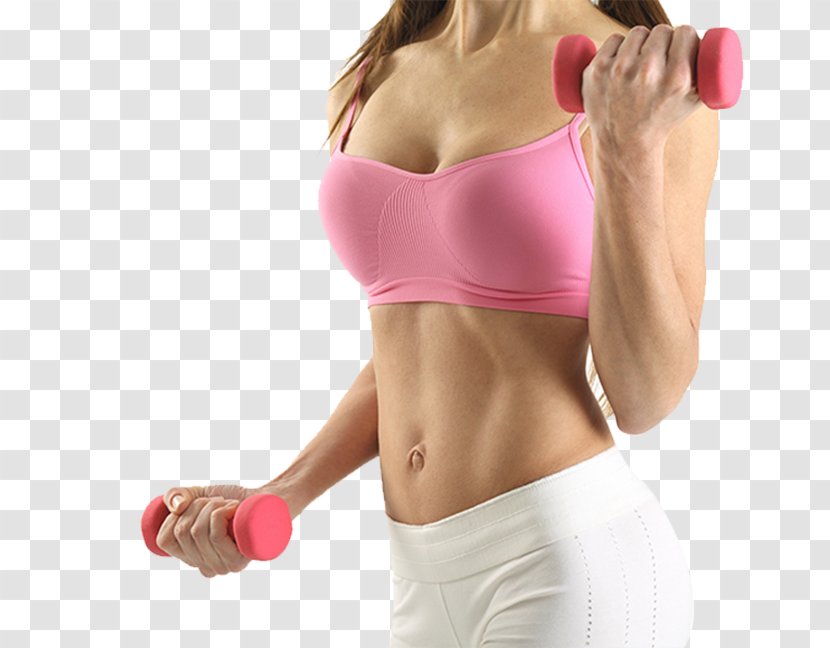 Physical Exercise Fitness Dumbbell Abdomen Weight Training - Flower - Beauty Transparent PNG