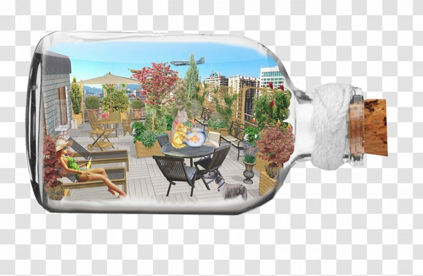 Plastic Hanging Garden Le Jardin Suspendu - Gold Fishs Transparent PNG