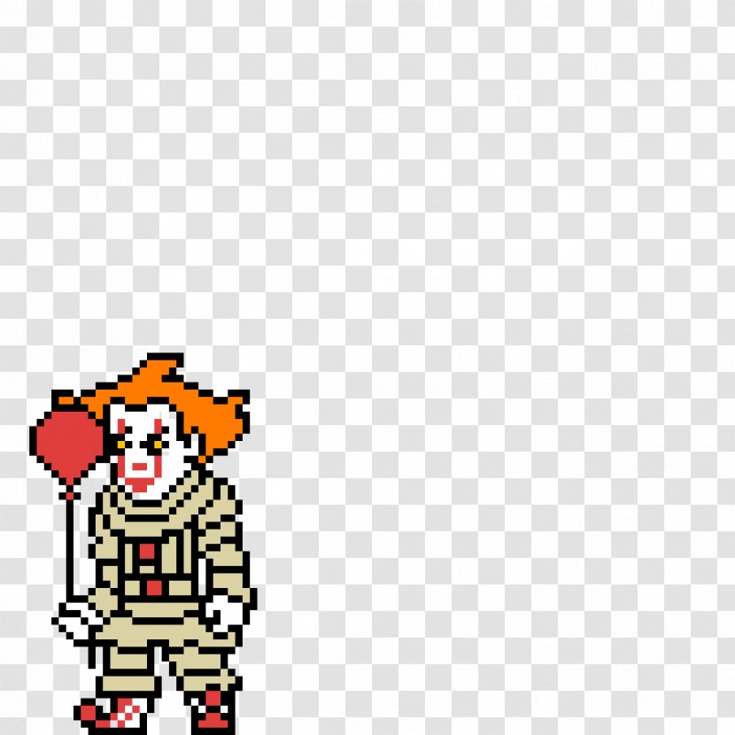 Minecraft: Pocket Edition YouTube Video Games Pixel Art - Happiness - Pennywise Flag Transparent PNG