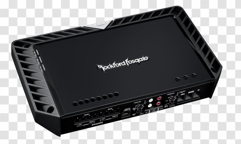 Rockford Fosgate Power T400-4 Vehicle Audio Amplifier - Electronic Instrument Transparent PNG