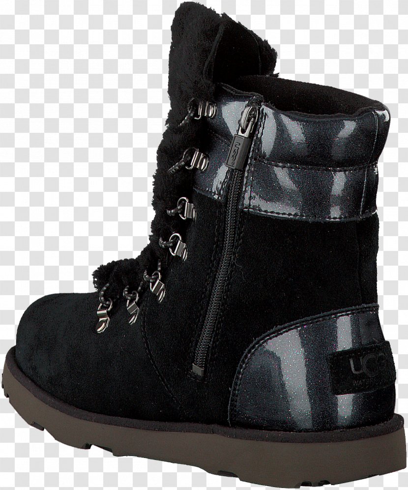 Snow Boot Suede Shoe Walking - Black M Transparent PNG