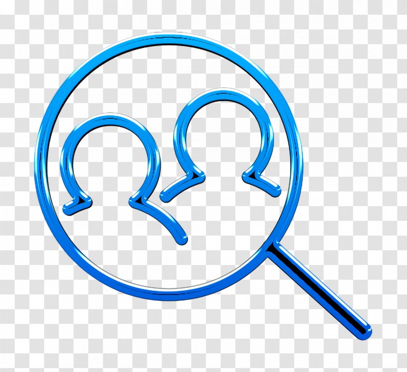 Magnifying Glass Icon People Search - User - Symbol Users Transparent PNG
