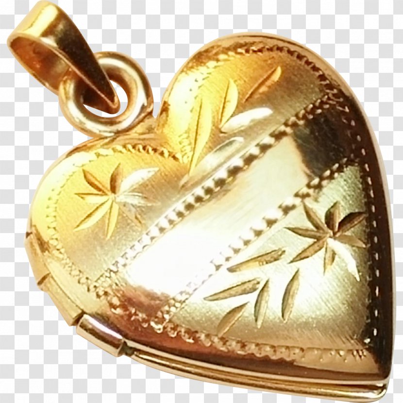 Locket Gold - Pendant Transparent PNG