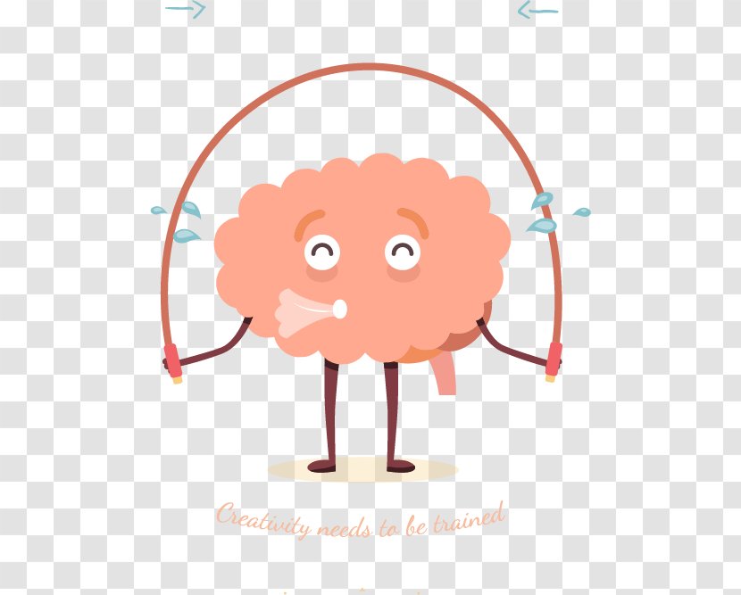 Physical Exercise Brain Injury Cognitive Training Skipping Rope - Heart - Cartoon Vector Illustration Fitness Transparent PNG