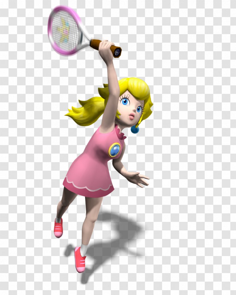 Mario Tennis Power Princess Peach Daisy Transparent PNG