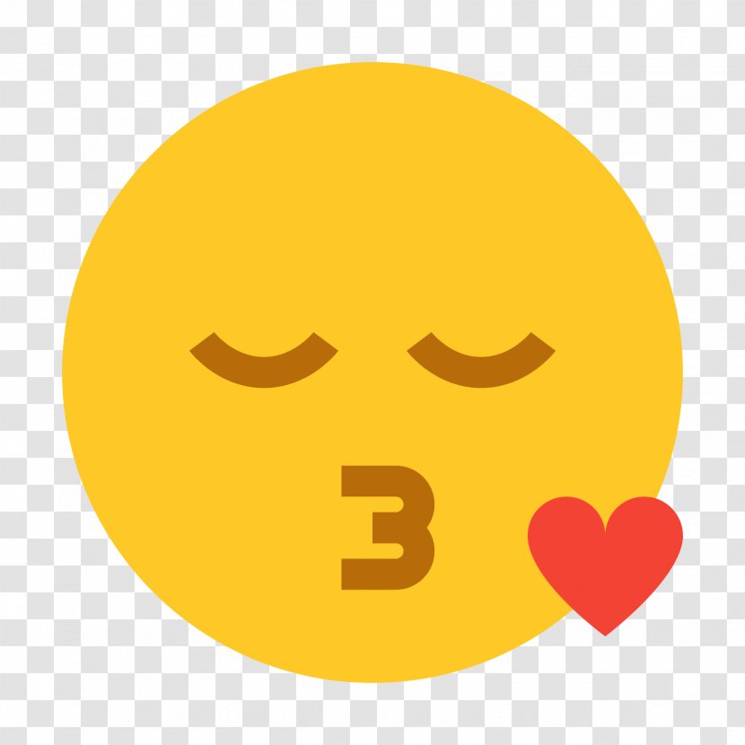 Kiss Emoji Smiley - Happiness Transparent PNG