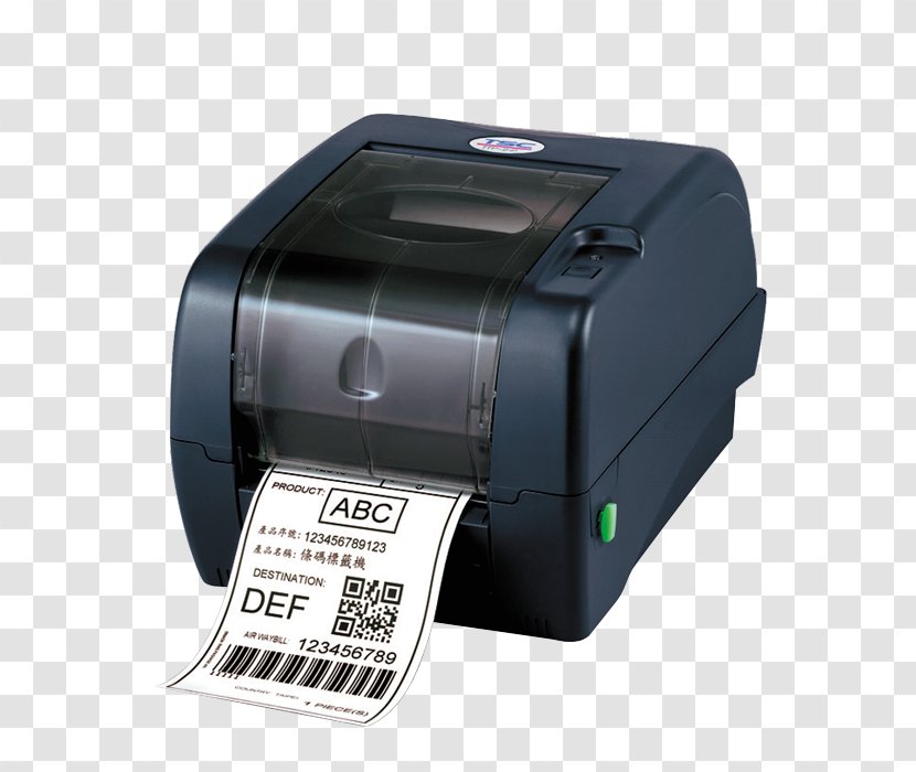 Barcode Printer Label Thermal-transfer Printing Dots Per Inch - Laser Transparent PNG