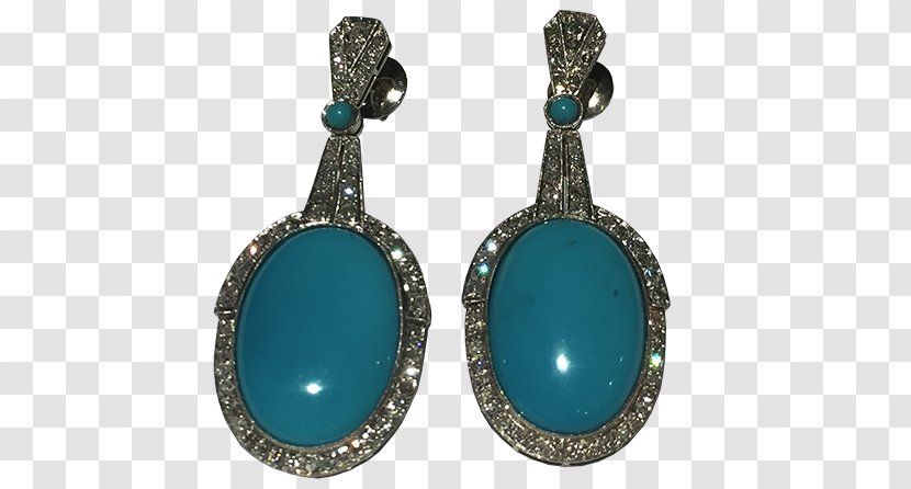 Vintage Diamonds Earring Jewellery - Necklace - Turquoise Earrings Transparent PNG
