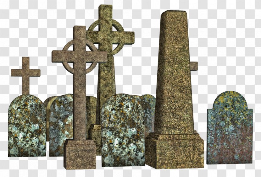 Headstone Grave Christian Cross Transparent PNG