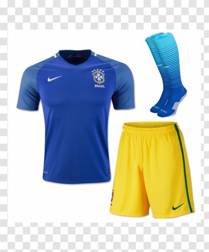 Brazil National Football Team 2018 FIFA World Cup T-shirt Jersey - Kit Transparent PNG