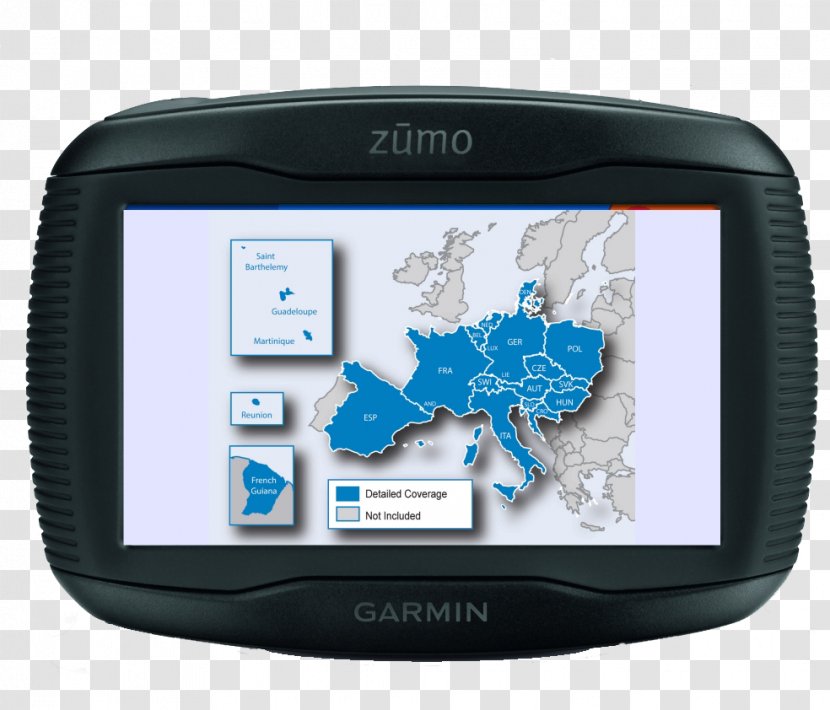 Garmin Ltd. Display Device Global Positioning System Navigation Drive 40 - Motorcycle Transparent PNG