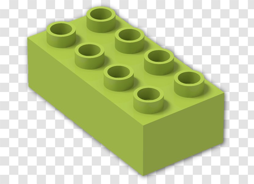 Lego Duplo Green Toy Block Transparent PNG