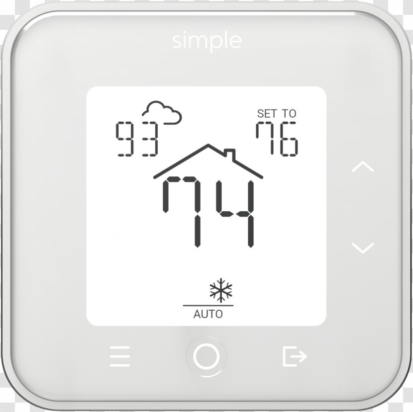 EcoFactor Inc Smart Thermostat Energy Conservation Central Heating - Text - Technology Transparent PNG