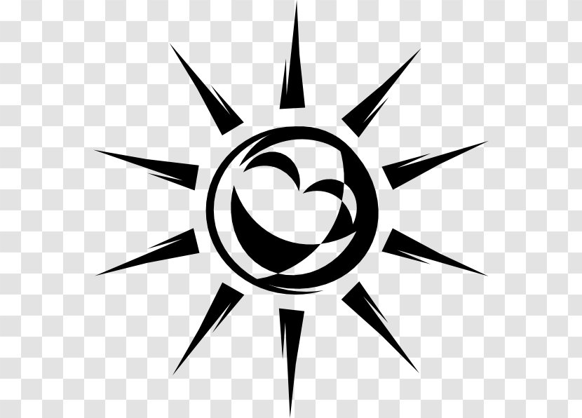Royalty-free Clip Art - Sun Black And White Transparent PNG