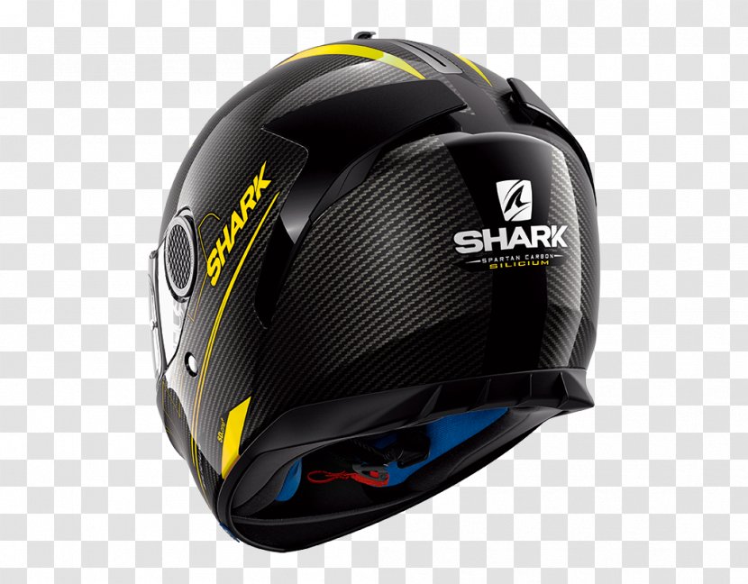 Motorcycle Helmets Carbon Cliff Shark - Bicycle Clothing Transparent PNG